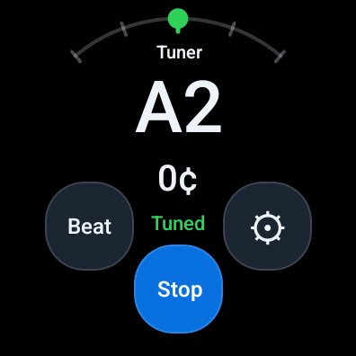 Galaxy Watch tuner — in tune