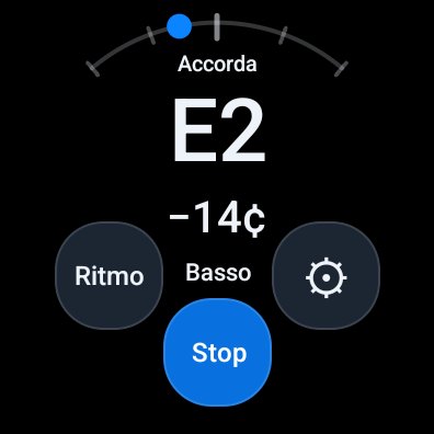 Accordatore su Galaxy Watch — calante